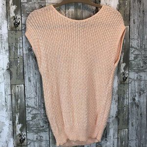 Cross Country women’s sweater vest vintage peach small